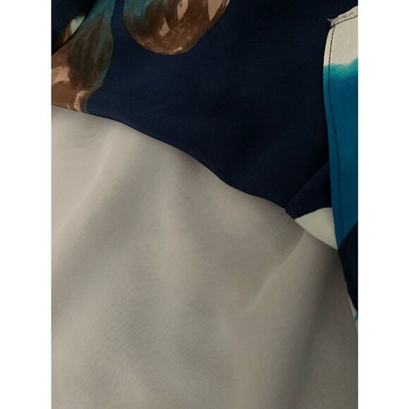 anthropologie Silk Print Dress. Spring - Picture 6 of 10